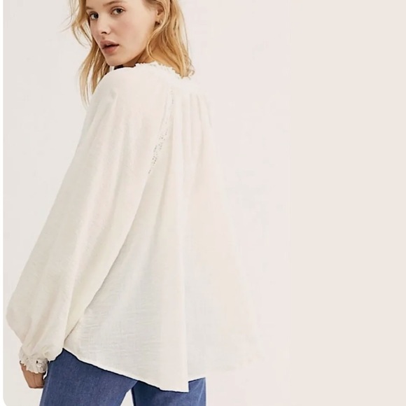 Free People Sivan Embroidered Blouse - Picture 2 of 6